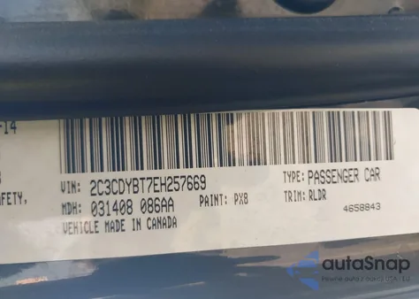 2014 Dodge Challenger R/T Plus from USA, damaged, VIN 2C3CDYBT7EH257669